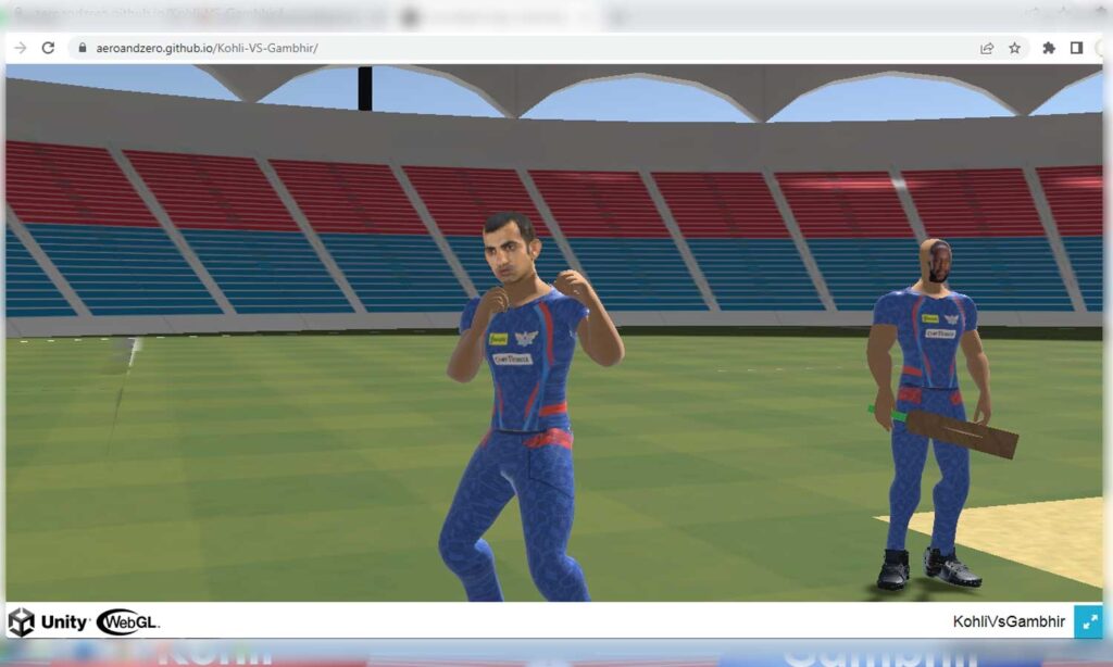 Virat-Kohli-Gautam-Gambhir-IPL-fight-online-game 