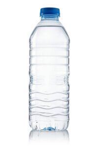 water in plastic bottle