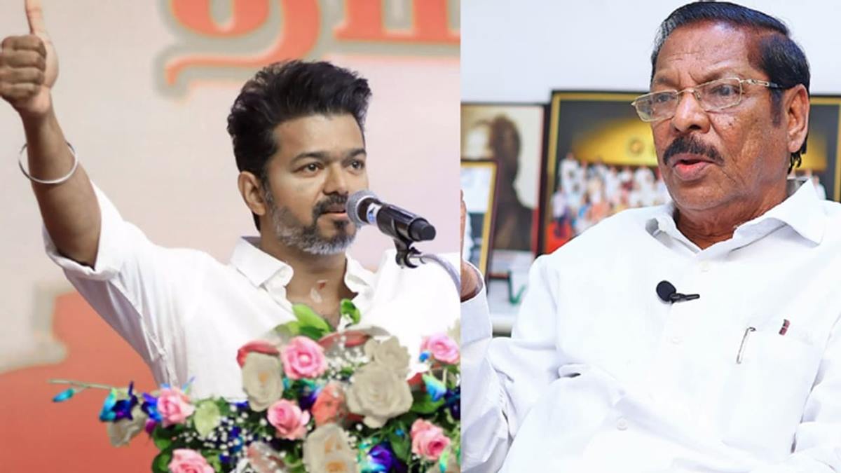 TVK Vijay - RS Bharathi