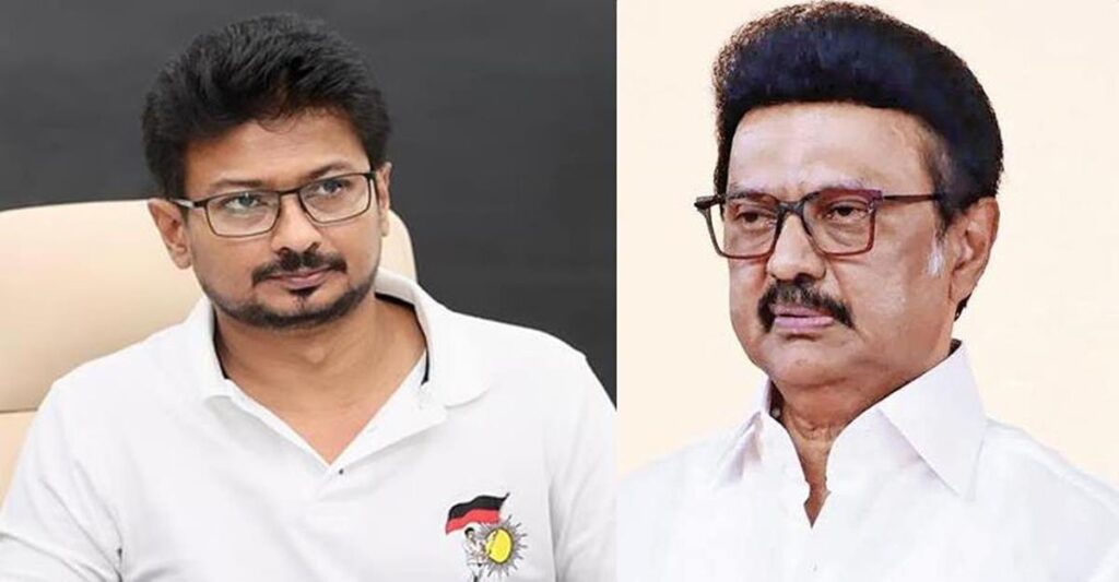 mk stalin - udhayanithi