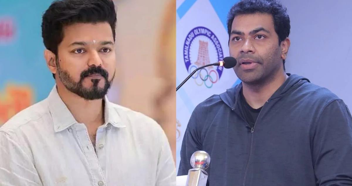 aadhav arjuna and tvk vijay