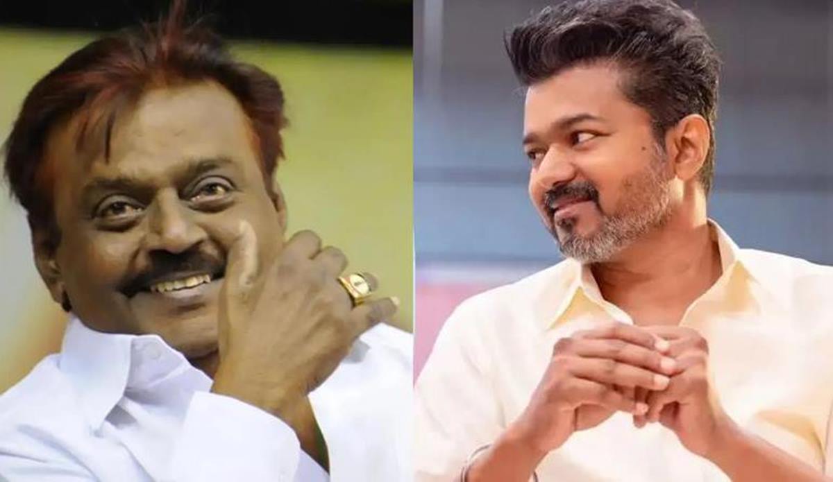 tvk vijay - vijayakanth