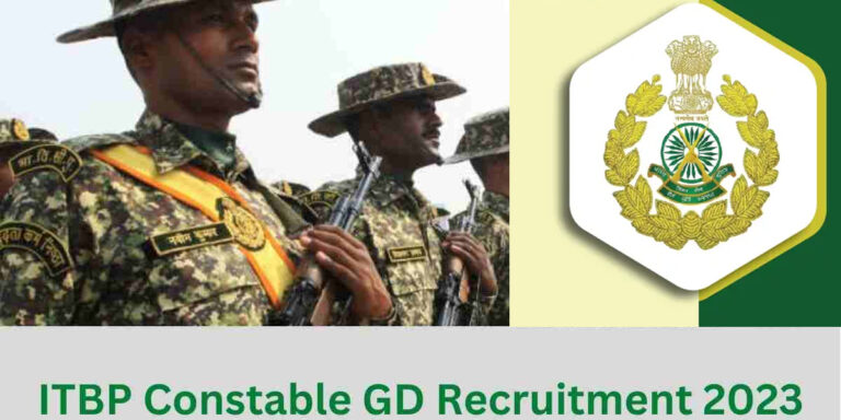 itbp recruitment constable 2023