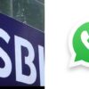 sbi whats app banking